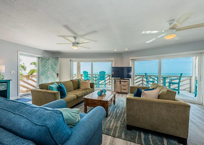 Peaceful Beachfront 30' Deck With Sweeping Views * Clearwater Beach