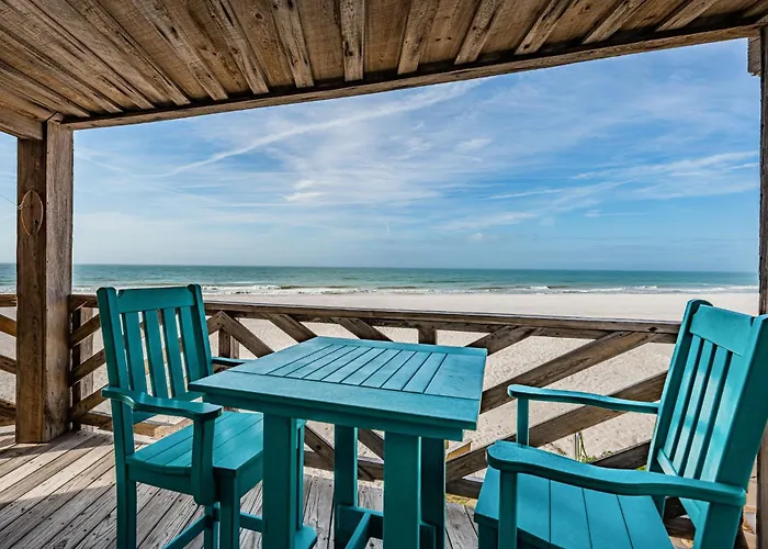 Peaceful Beachfront 30' Deck With Sweeping Views Apartment Clearwater Beach